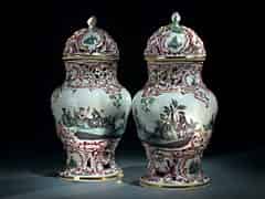 Detail images: Paar Potpourri-Vasen
