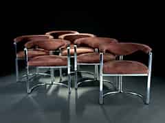 Detailabbildung: Satz von sechs modernen Design-Sesseln