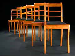 Detailabbildung: Satz von sechs Biedermeier-Stühlen (Abb. links)