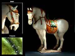 Detail images: Bedeutendes T’ang-Pferd