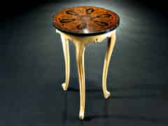 Detail images: Kleines rundes Tischchen im Rokoko-Stil
