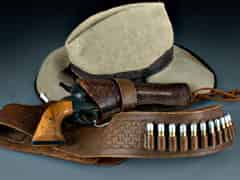 Detailabbildung: Cowboyhut mit Waffe
