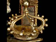 Detail images: Große, geschnitzte Marien- oder Christuskrone