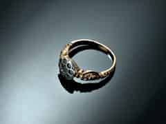 Detail images: Goldener Ring mit Diamantrosen