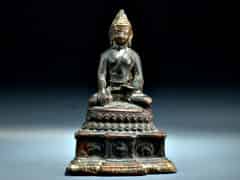 Detail images: Siamesischer Bronze-Buddha