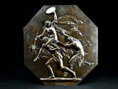 Detail images: Große Bronze-Reliefplatte