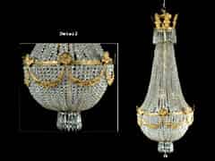 Detailabbildung: Kristall-Lüster im Empire-Stil