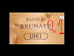 Detail images: Fratelli Ceretto 1981 0,75l Barolo Brunate (Piemont, Italien)