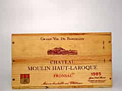 Detail images: Ch. Moulin Haut Laroque 1985 0,75l, Fronsac AC (Bordeaux, Frankreich)