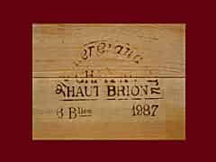 Detailabbildung: Ch. Haut-Brion 1987 0,75l Graves 1er Cru Classé (Bordeaux, Frankreich)