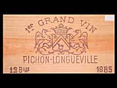 Detail images: Ch. Pichon-Longueville Baron 1985, 0,75l, Pauillac 2ème Cru Classé (Bordeaux, Frankreich)