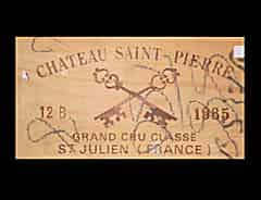 Detailabbildung: Ch. Saint-Pierre 1985 0,75l St.-Julien, 4ème Cru Classé (Bordeaux, Frankreich)