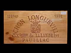 Detailabbildung: Ch. Pichon Longueville Contesse de Lalande 1986, 0,75l Pauillac (Bordeaux, Frankreich)