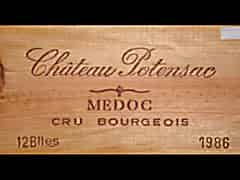 Detail images: Ch. Potensac 1986 0,75l Médoc Cru Grand Bourgeois (Bordeaux, Frankreich)
