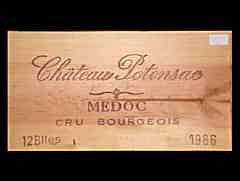 Detailabbildung: Ch. Potensac 1986 0,75l Médoc Cru Grand Bourgeois (Bordeaux, Frankreich)