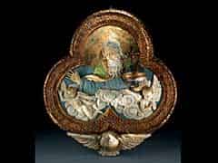 Detail images: Reliefbild mit Gott Vater-Darstellung