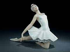 Detailabbildung:  Porzellanfigur einer Balett-Tänzerin