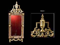 Detail images: Louis XVI Wandspiegel