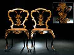 Detailabbildung: Paar viktorianische Stühle