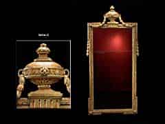 Detail images: Louis XVI-Wandspiegel