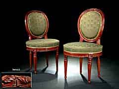 Detail images: Paar Louis XVI-Stühle