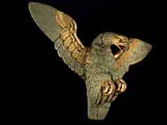 Detail images: Schnitzfigur eines Adlers