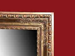 Detailabbildung: Biedermeier Spiegel mit vergoldetem Rahmen