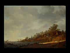 Detail images: Holländischer Maler im Umkreis des Jan van Goyen, möglicherweise Van Croos