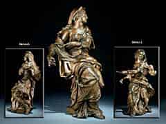 Detail images: Bronzefigur, Allegorie der Innocentia
