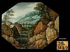 Detailabbildung: Maerten Ryckaert 1587 Antwerpen - 1631 Gemälde mit seinem Monogramm in den Galerien Uffizien, Florenz, Leningrad, Madrid und im Privatbesitz 