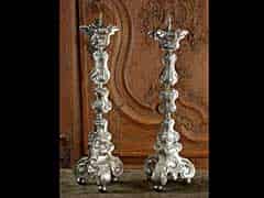 Detailabbildung: Paar barocke Kerzenleuchter