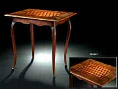 Detail images: Kleiner Rokoko-Tisch mit intarsierter Platte