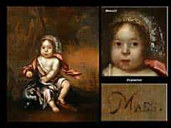 Detailabbildung: Nicolaes Maes 1632 Dortrecht - 1693 Amsterdam, Schüler von Rembrandt 