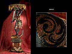 Detail images: Venezianischer Mohr als Tischplattenträger