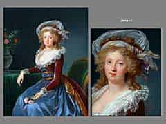 Detail images: Elisabeth Vigée-Lebrun 1755 Paris - 1842 Umkreis/Nachfolge der