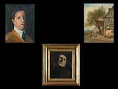 Detail images: Konvolut von drei Gemälden
