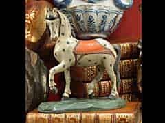 Detail images: Geschnitztes Grödener Pferd