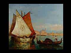 Detail images: Albert Ferdinand Duprat 1882 Venedig, Schüler der Academia Veneziana, seit 1906 auf Ausstellung des Pariser Salons vertreten, sowie in zahlreichen öffentlichen Museen 