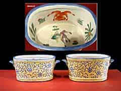 Detail images: Paar chinesische Porzellan-Jardinieren