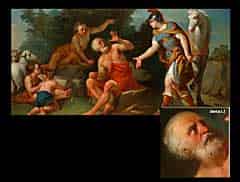 Detailabbildung: Antonio Beverense-zugeschr. Venezianischer Maler des 17. Jahrhunderts Um 1670 tätig Nach einigen Quellen vermutlich aus Bayern stammend, daher auch “Bavarese“ genannt
