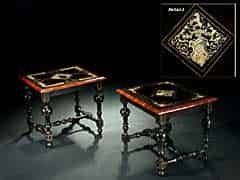 Detailabbildung: Paar Beistelltische im Stil des 17. Jahrhunderts