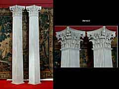Detail images: Paar große Einbau-Ecksäulen
