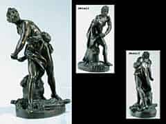 Detail images: Bronze-Figur des David nach der Marmorskulptur des Gianlorenzo Bernini (1598 Neapel - 1680 Rom)