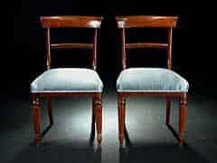 Detailabbildung: Paar englische Sheraton-Stühle