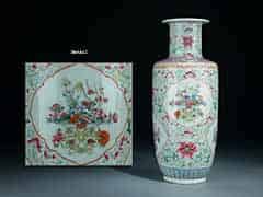 Detailabbildung: Chinesische Vase - Famille-Rose