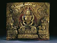 Detail images: Tibetanische Buddha-Figurengruppe