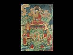 Detail images: Tibetanische Thanka