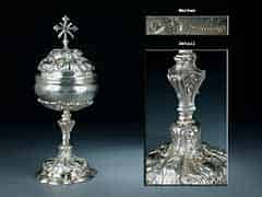 Detail images: Italienisches Silber Ziborium