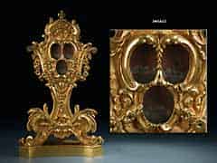 Detail images: Seltenes, fein gearbeitetes, feuervergoldetes Reliquiar