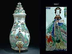 Detailabbildung: Chinesisches Porzellan Lavabo